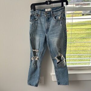 Abercrombie & Fitch The High Rise Skinny Cropped Curve Love